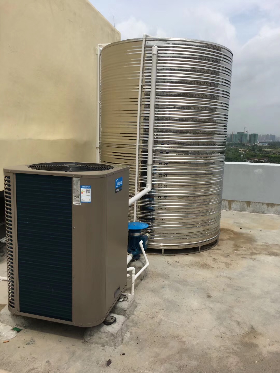 工廠空氣能熱水器大興節能